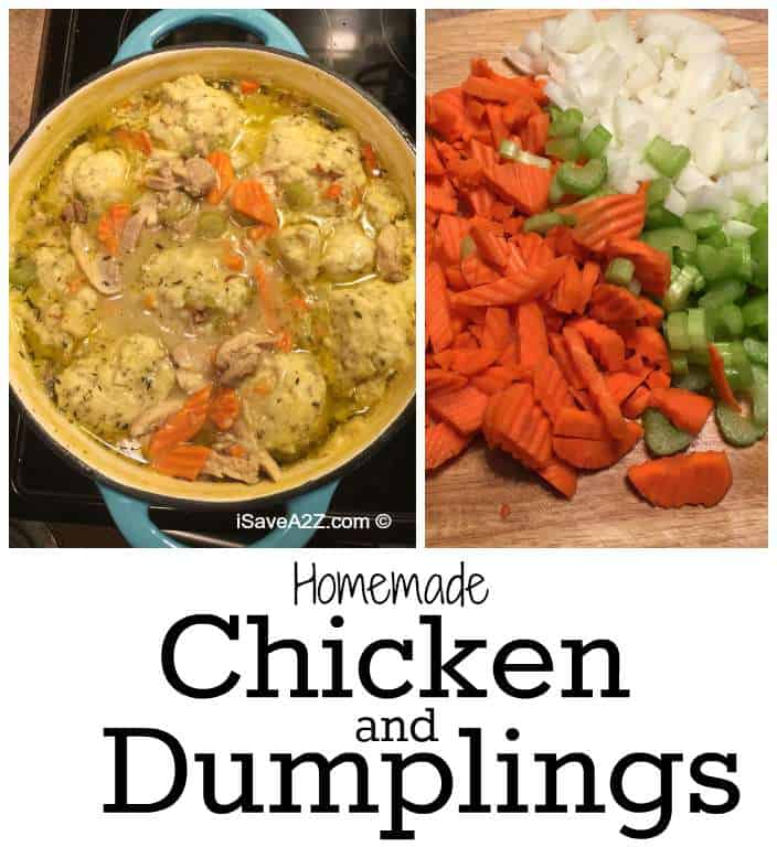 Homemade Chicken and Dumplings from Scratch