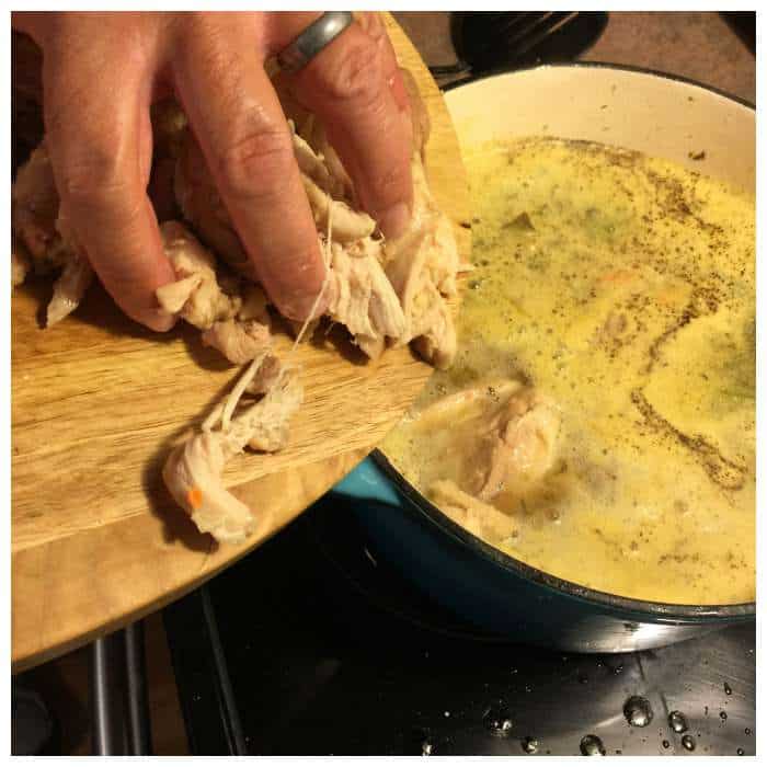 Homemade Chicken and Dumplings from Scratch