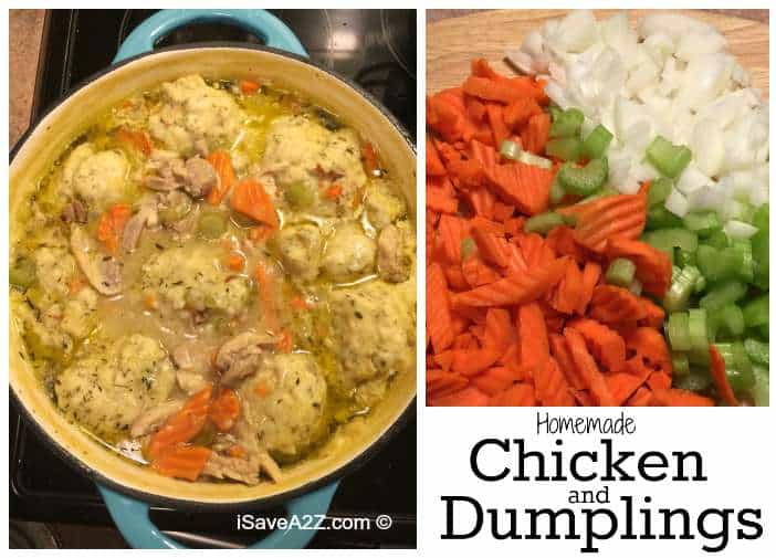 Homemade Chicken and Dumplings from Scratch