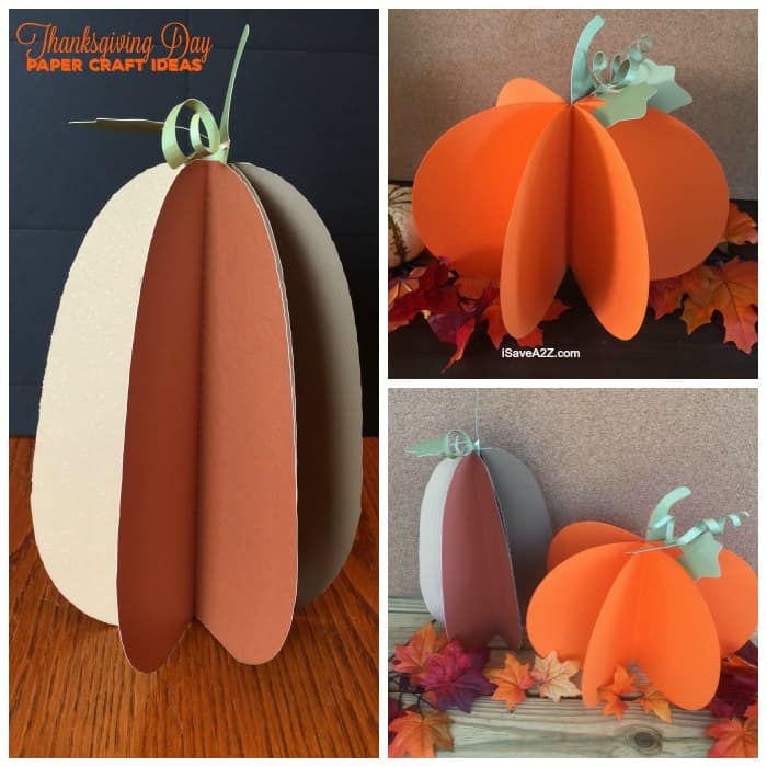 Thanksgiving Paper Craft Ideas