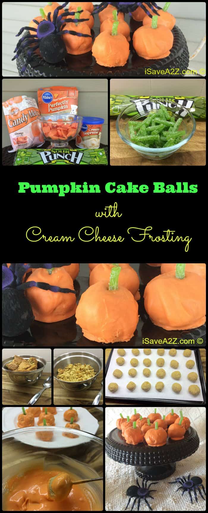 Pumpkin Cake Balls with Cream Cheese Frosting Recipe