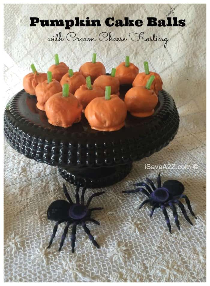 Pumpkin Cake Balls with Cream Cheese Frosting Recipe