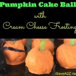 Pumpkin Cake Balls with Cream Cheese Frosting Recipe