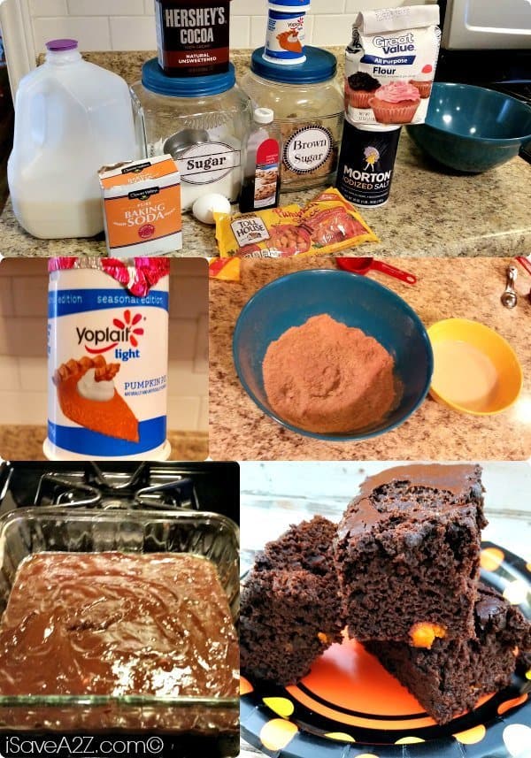 pumpkin spice brownies