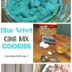 Blue Velvet Cake Mix Cookies Recipe