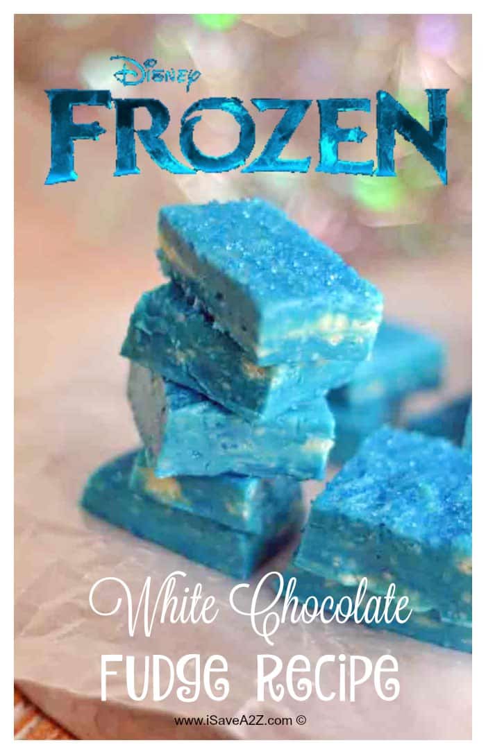 Disney's Frozen White Chocolate Fudge Recipe