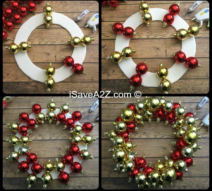 How to Make an Ornament Wreath