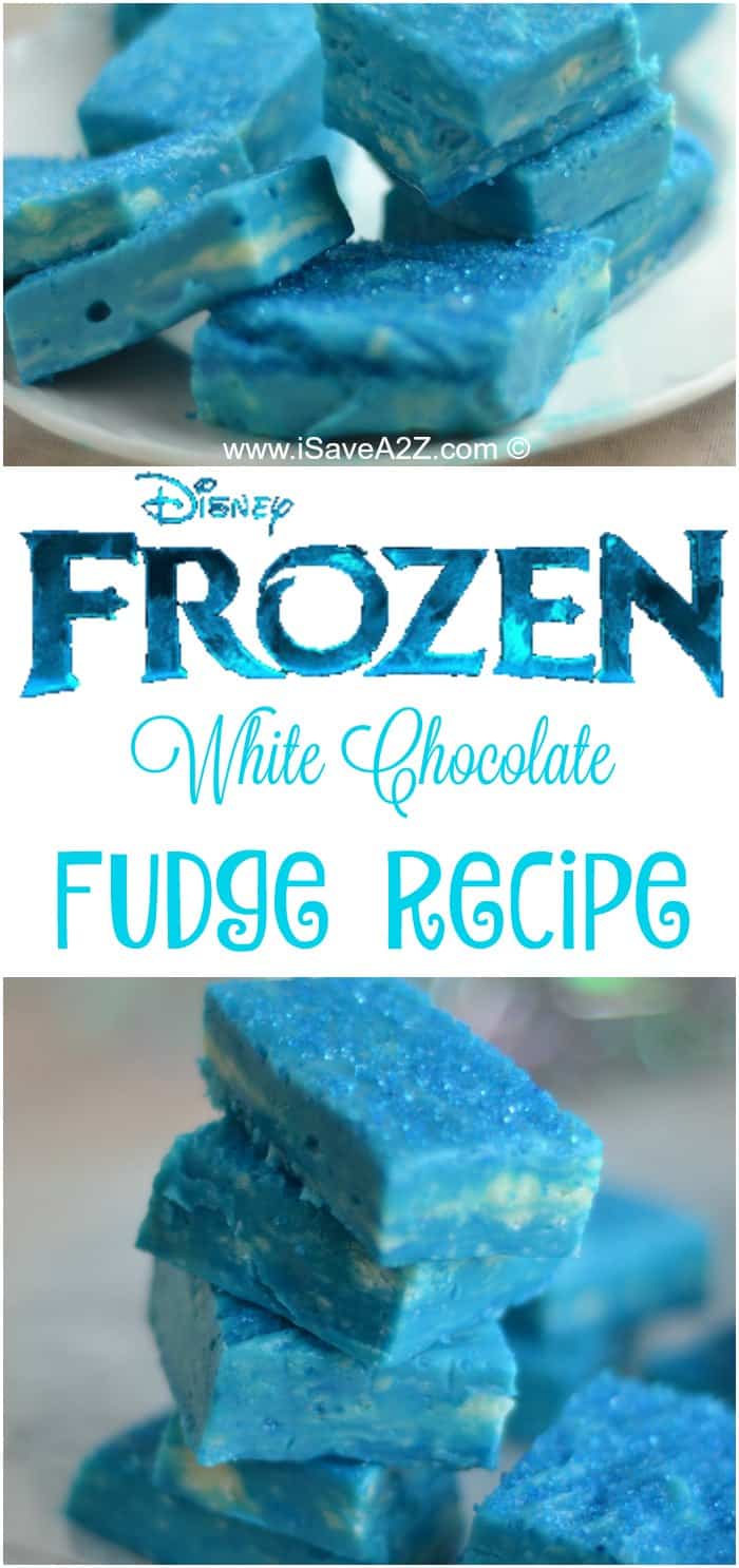 Disney's Frozen White Chocolate Fudge Recipe