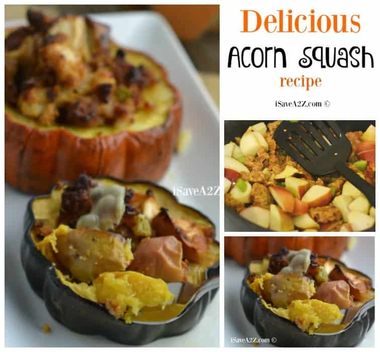 Delicious Acorn Squash Recipe iSaveA2Z com