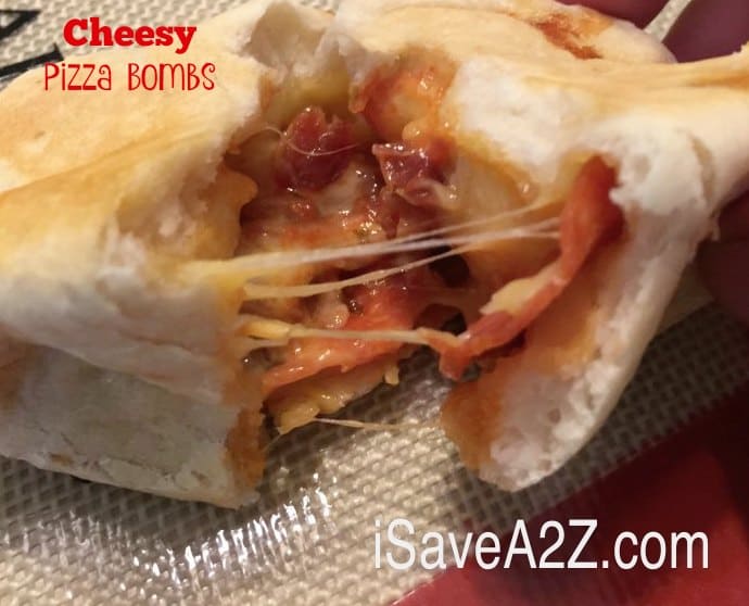 Easy Cheesy Pizza Bombs with Pepperoni and Bacon