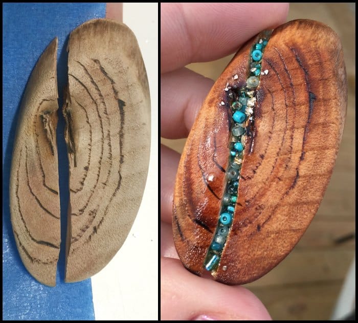 DIY Essential Oils Diffuser Necklace Made out of Wood