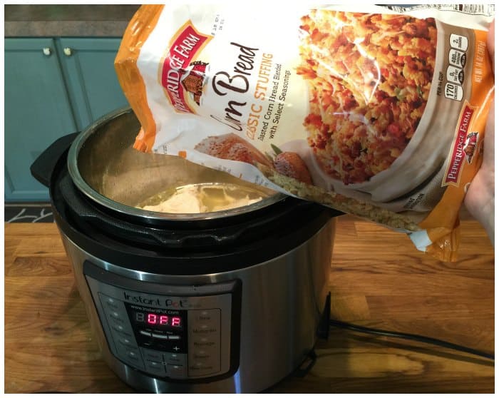 Instant Pot Chicken and Stuffing Recipe