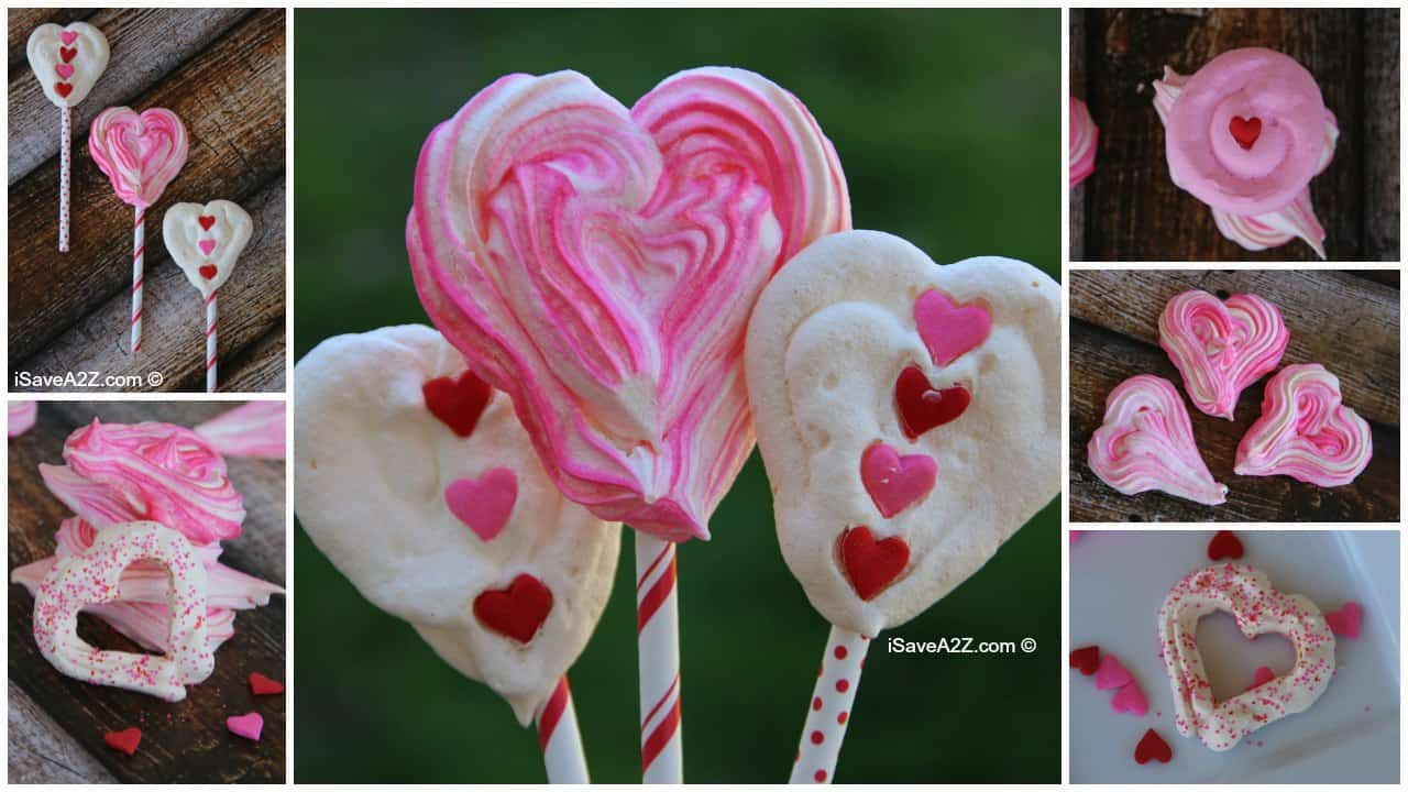 Easy Meringue Heart Cookies Recipe