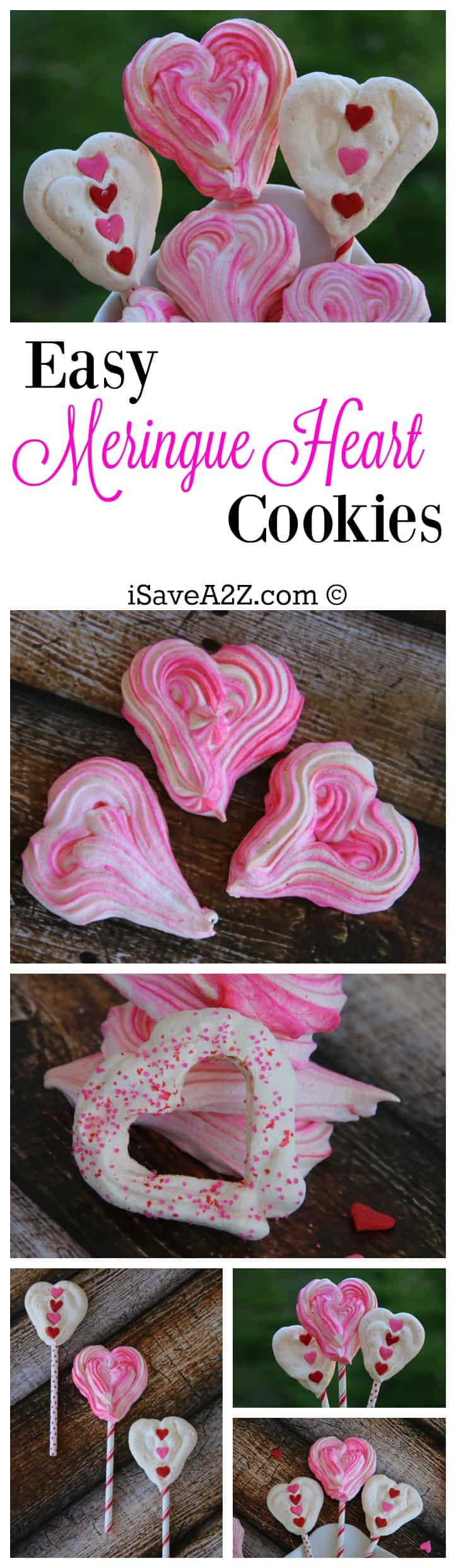 Easy Meringue Heart Cookies Recipe