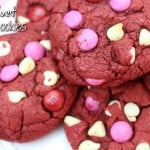 Easy Red Velvet Valentine Cookies