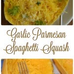 This garlic parmesan spaghetti squash recipe is the perfect side dish for a low carb or keto diet lifestyle. The garlic and parmesan flavors take this side dish up a notch!