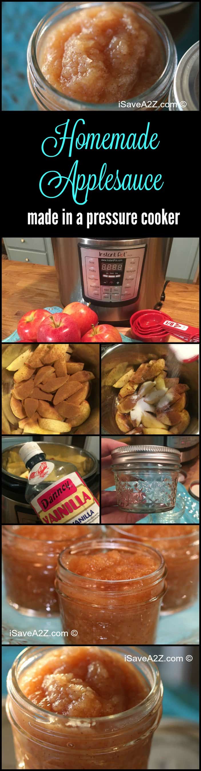 Homemade Pressure Cooker Applesauce Recipe