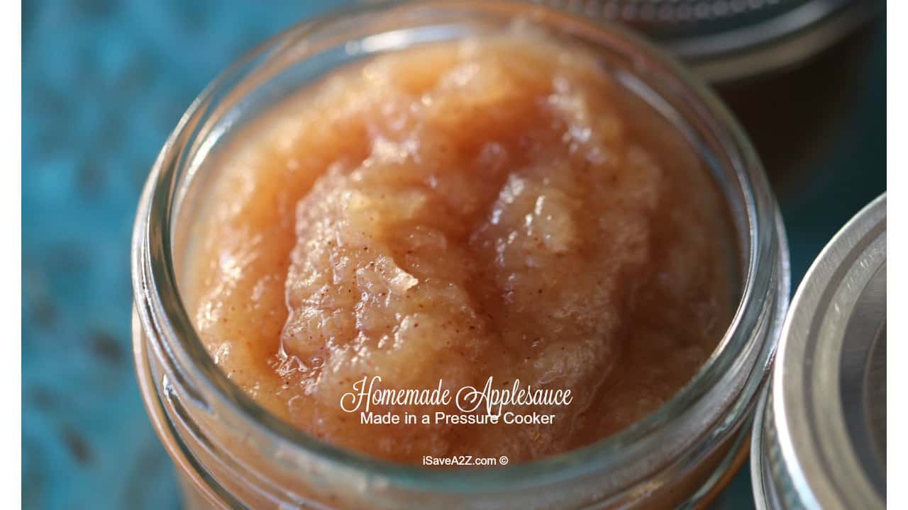 Homemade Pressure Cooker Applesauce Recipe