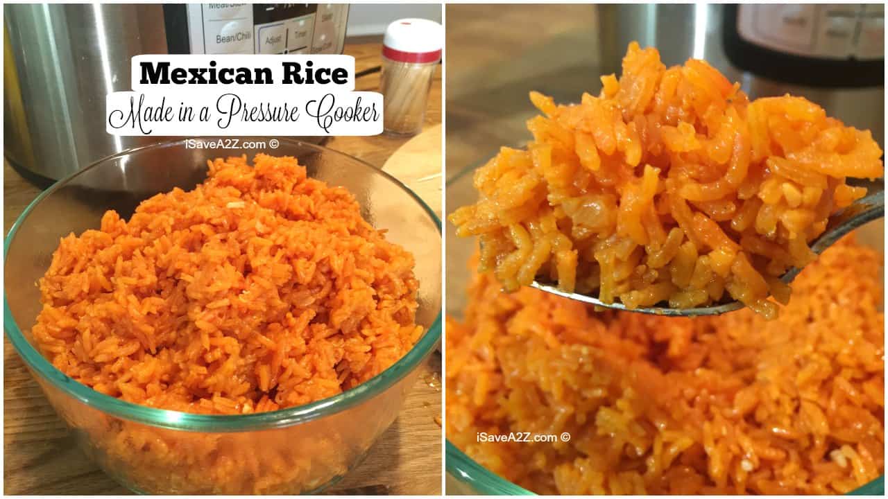 Pressure Cooker Recipe for Mexican Rice