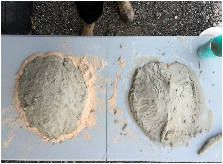 DIY Concrete Leaf Garden Bowls