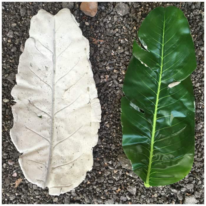 DIY Concrete Leaf Garden Bowls