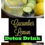 Cucumber Lemon Detox Drink