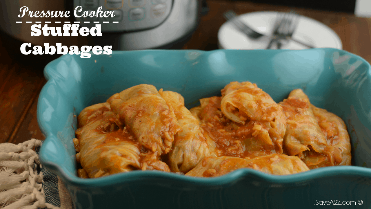 Pressure Cooker Stuffed Cabbage Rolls Recipe