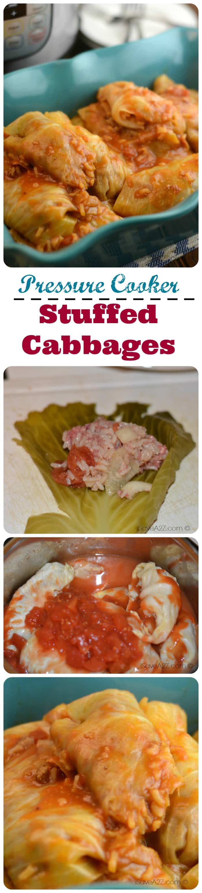 Pressure Cooker Stuffed Cabbage Rolls Recipe