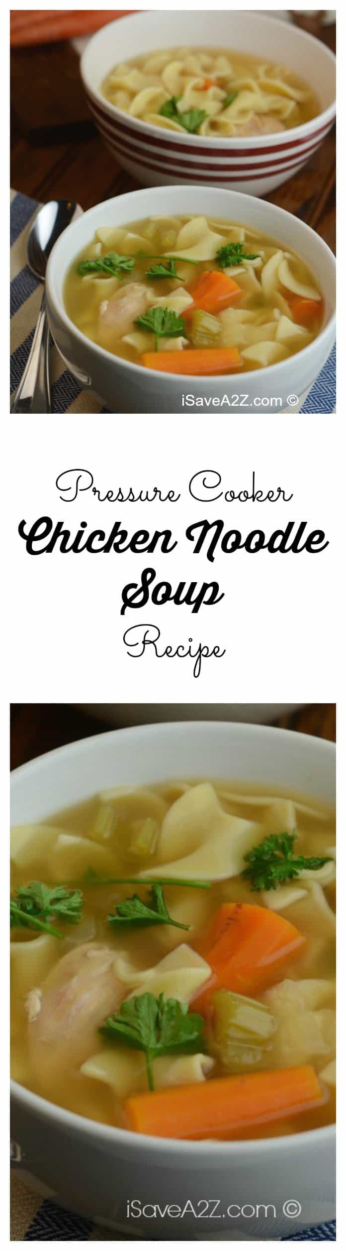 Pressure Cooker Chicken Noodle Soup Recipe