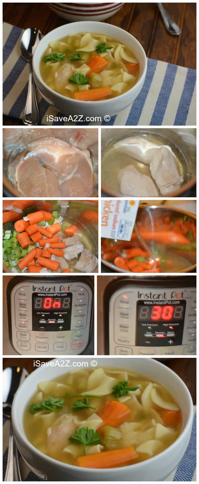 Pressure Cooker Chicken Noodle Soup Recipe