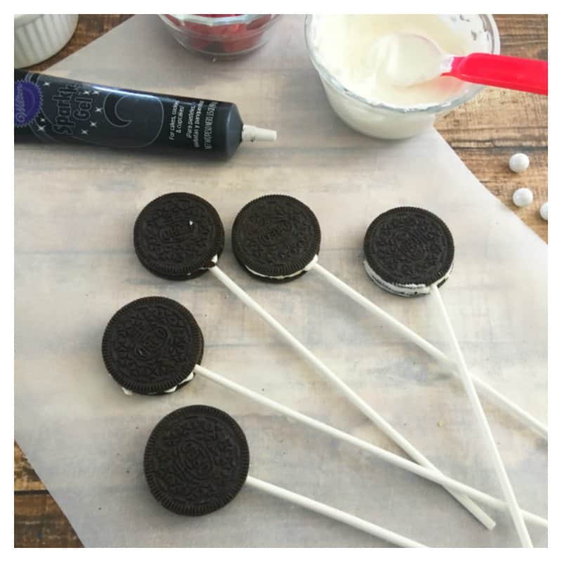 Easy Pokeball Oreo Pops recipe