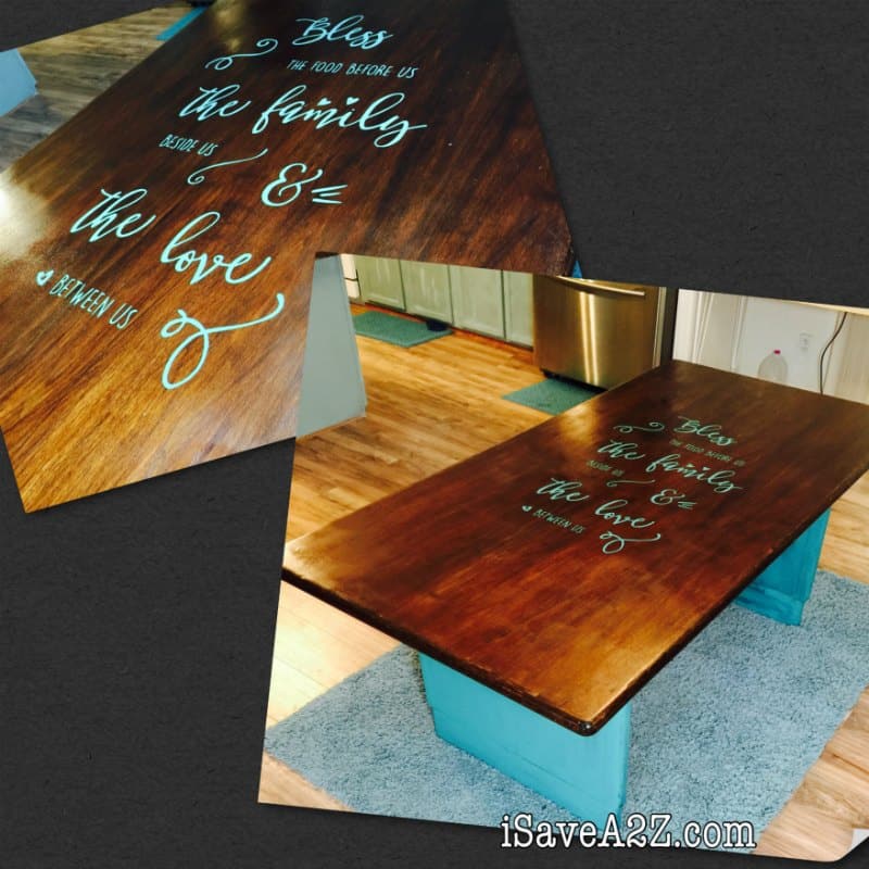 Globus Forældet Forfølgelse Painted Table Top Idea - iSaveA2Z.com