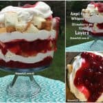 No Bake Strawberry Angel Food Cake