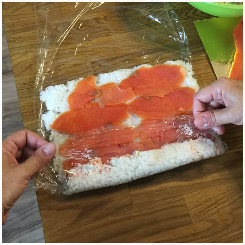 Homemade Sushi Rolls with Everything Bagel Seasoning