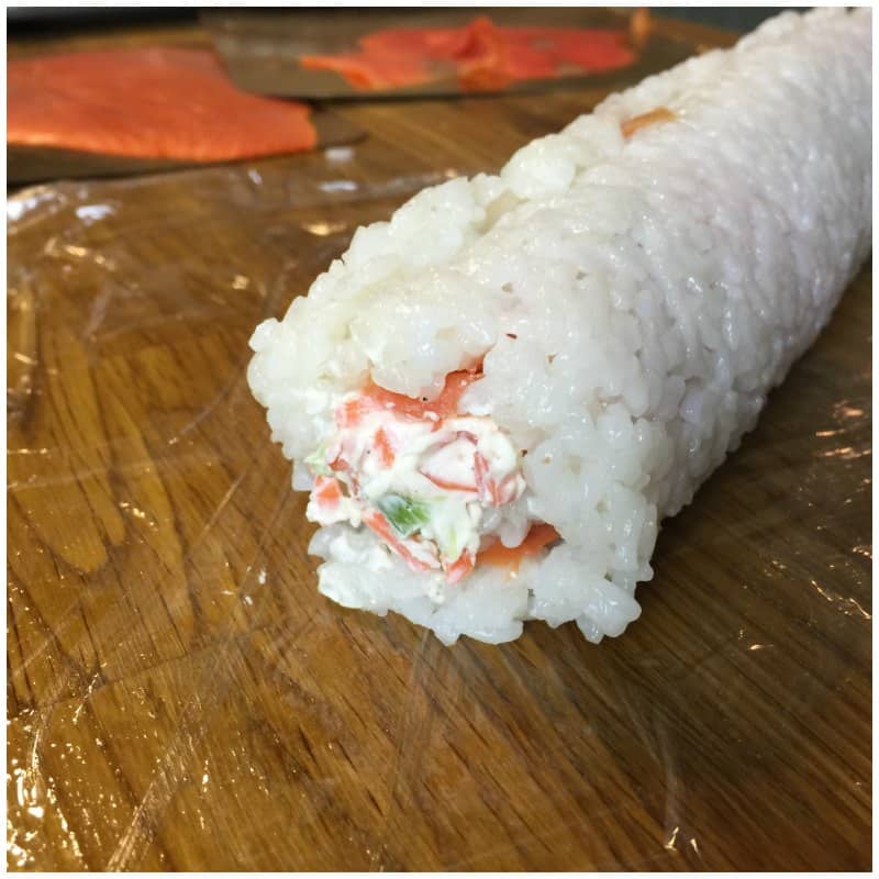 Homemade Sushi Rolls with Everything Bagel Seasoning