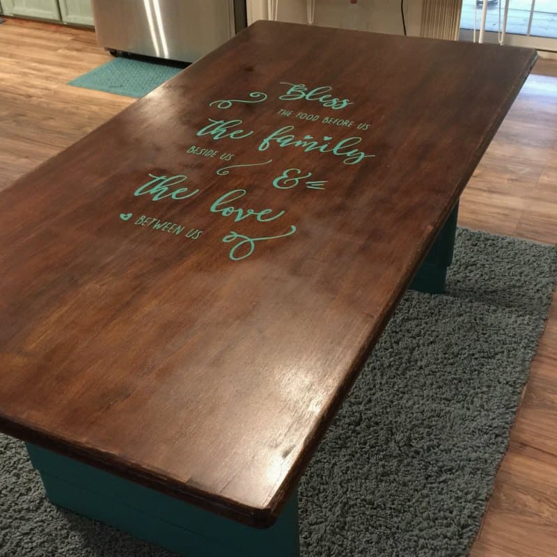 Painted Table Top Idea