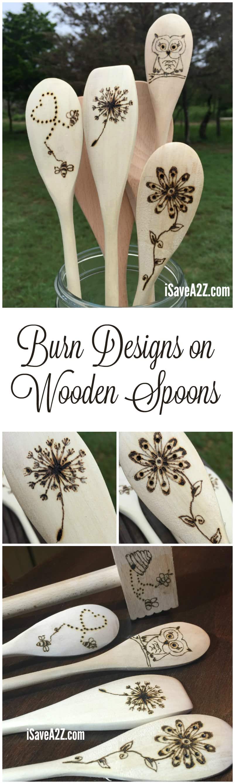 How to Burn Designs on Wooden Spoons