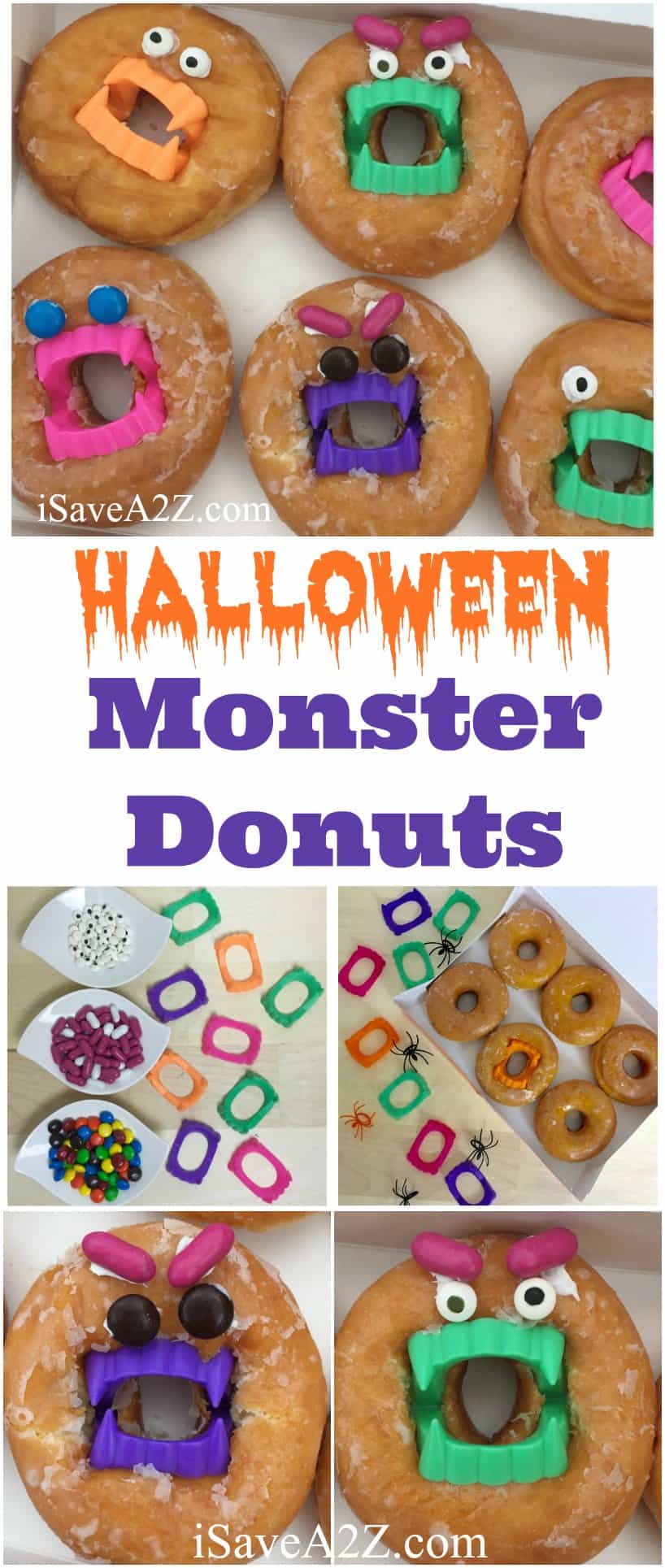 Halloween Monster Donuts