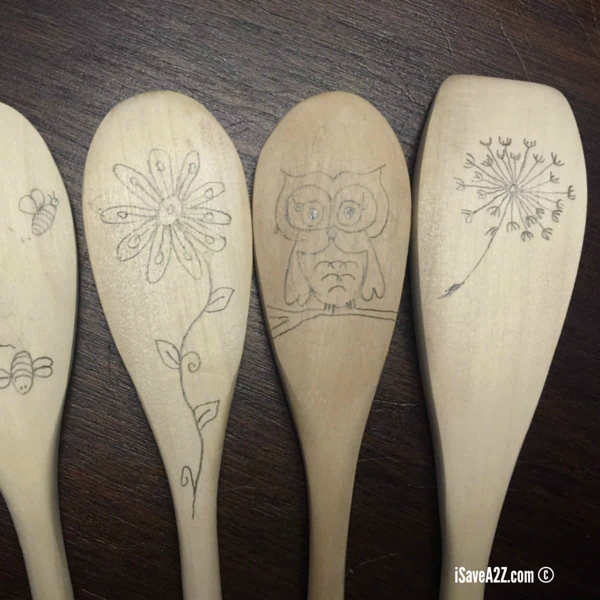 How to Burn Designs on Wooden Spoons