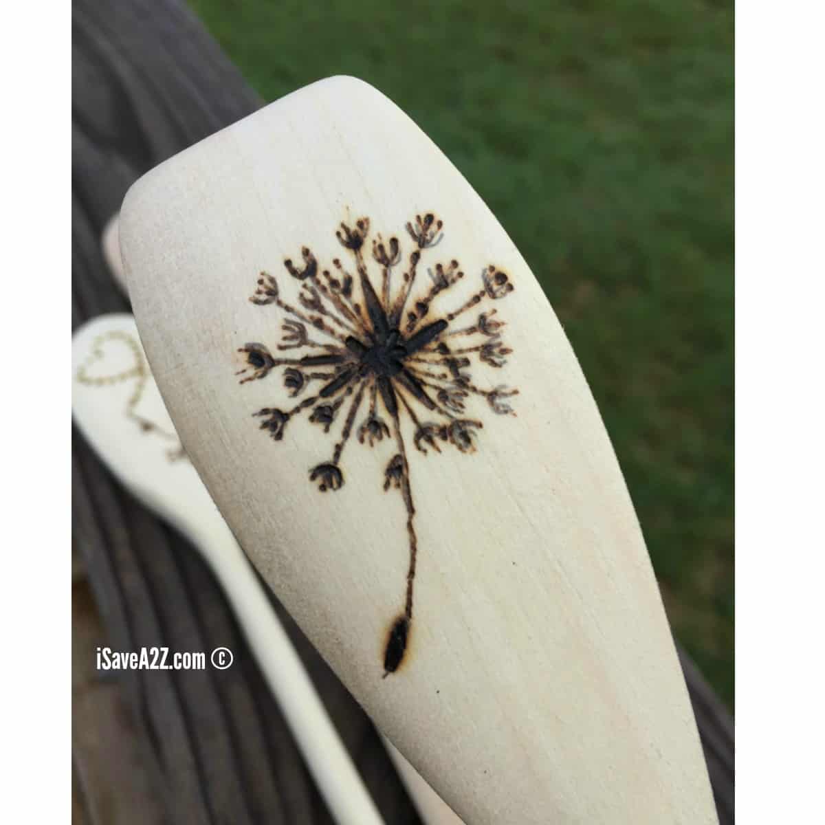 How to Burn Designs on Wooden Spoons