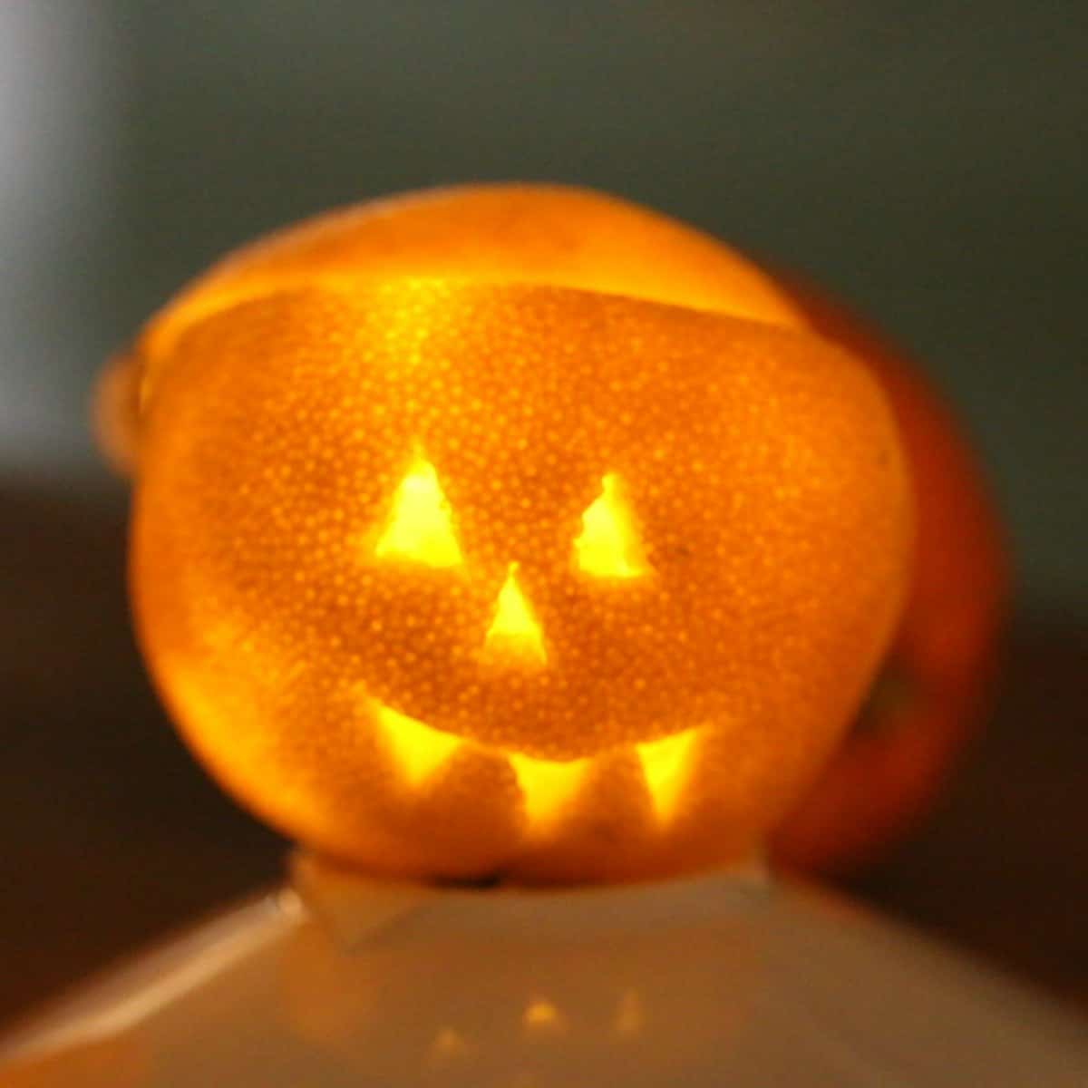 Halloween Pumpkins Made Out of Oranges