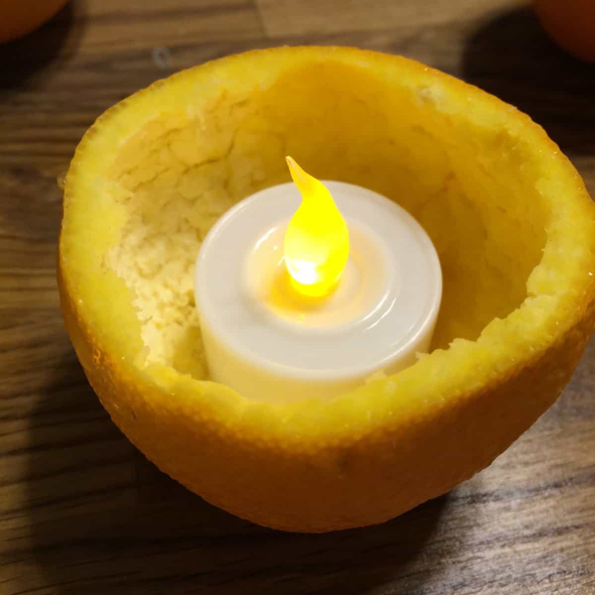 Halloween Pumpkins Made Out of Oranges