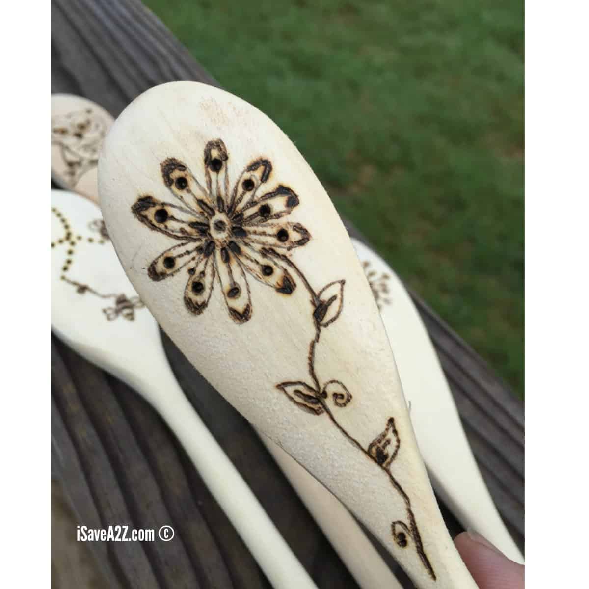 How to Burn Designs on Wooden Spoons
