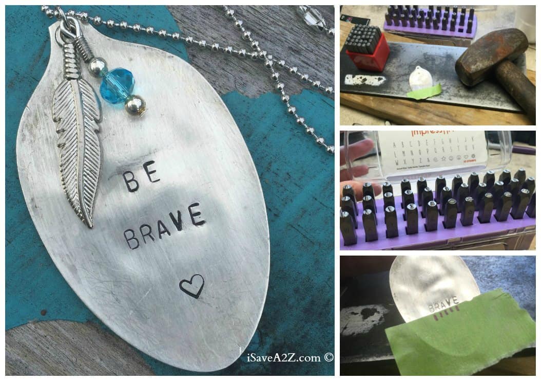 How To Make A Stamped Spoon Necklace