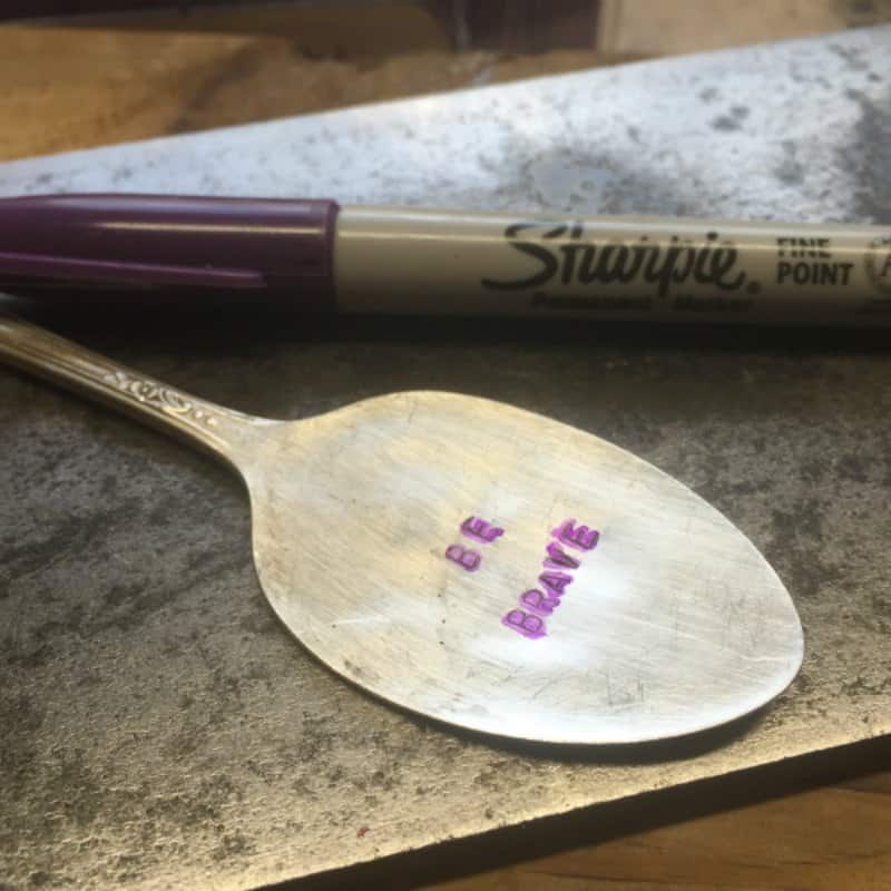 How to Make a Stamped Spoon Necklace