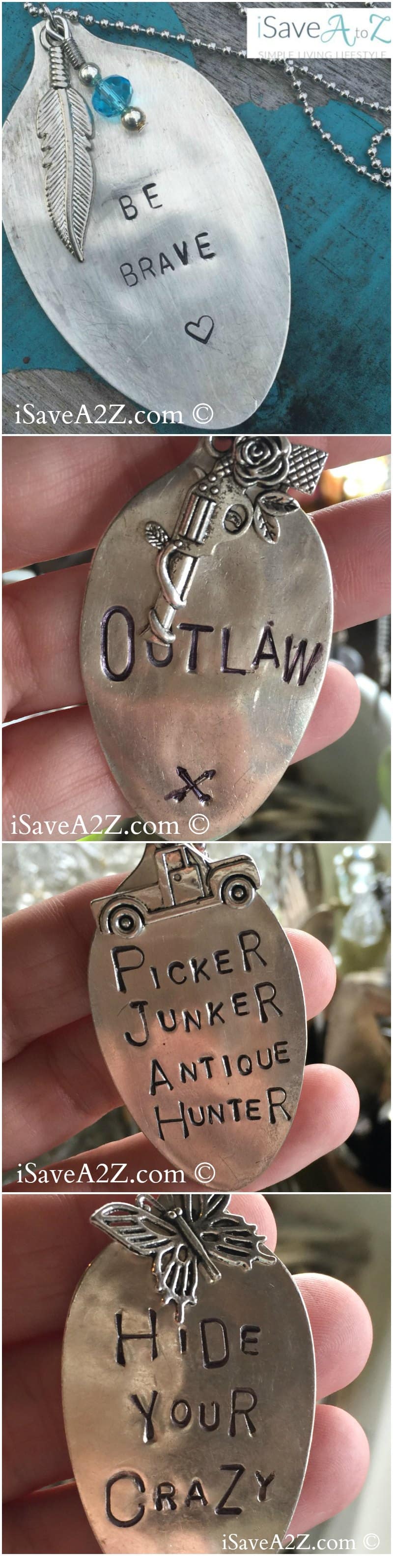 How to Make a Stamped Spoon Necklace