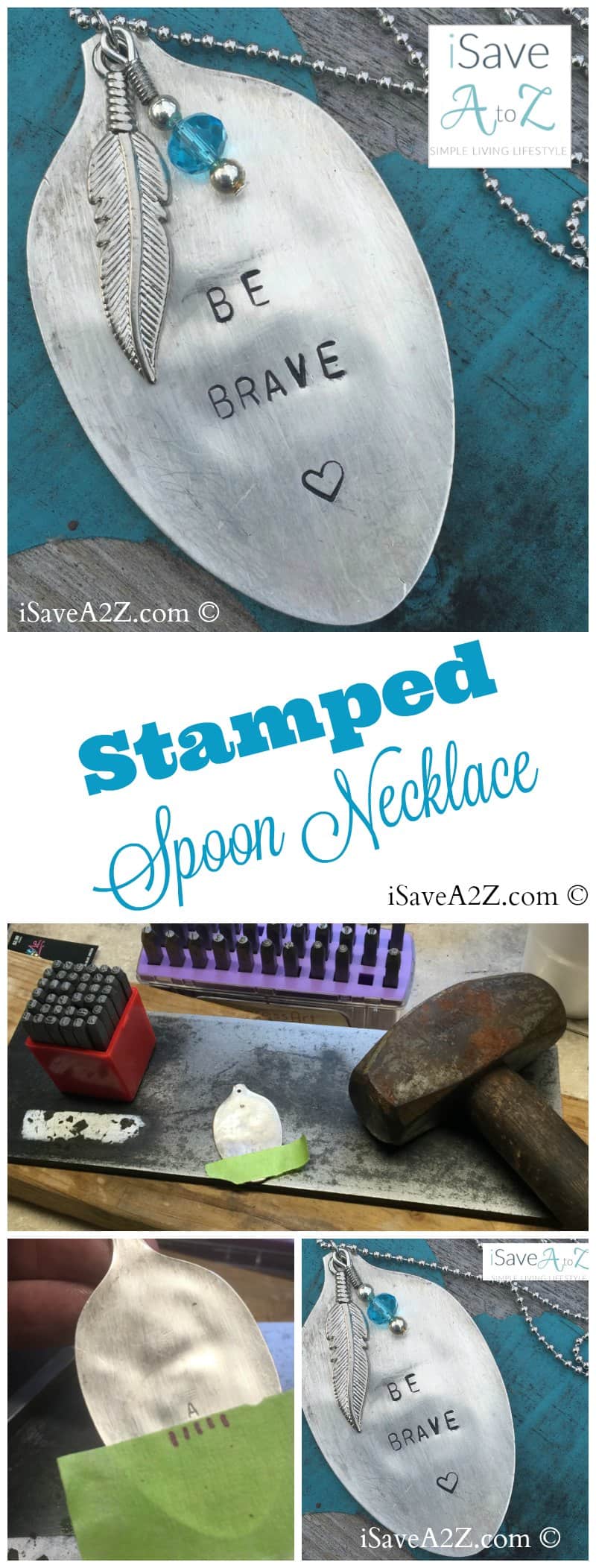 How to Make a Stamped Spoon Necklace