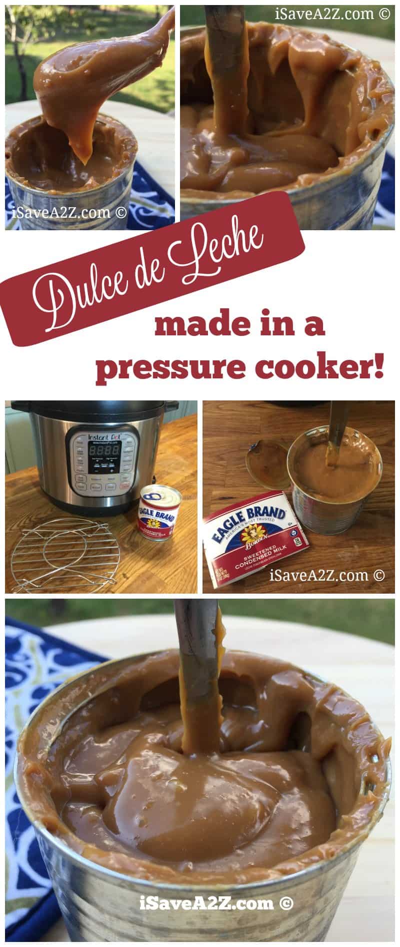 Dulce de Leche made in a Pressure Cooker