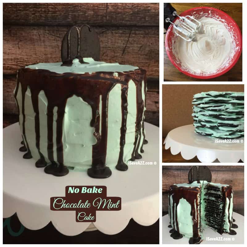 No Bake Chocolate Mint Cake Recipe