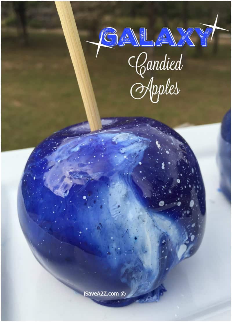 Galaxy Candied Apples